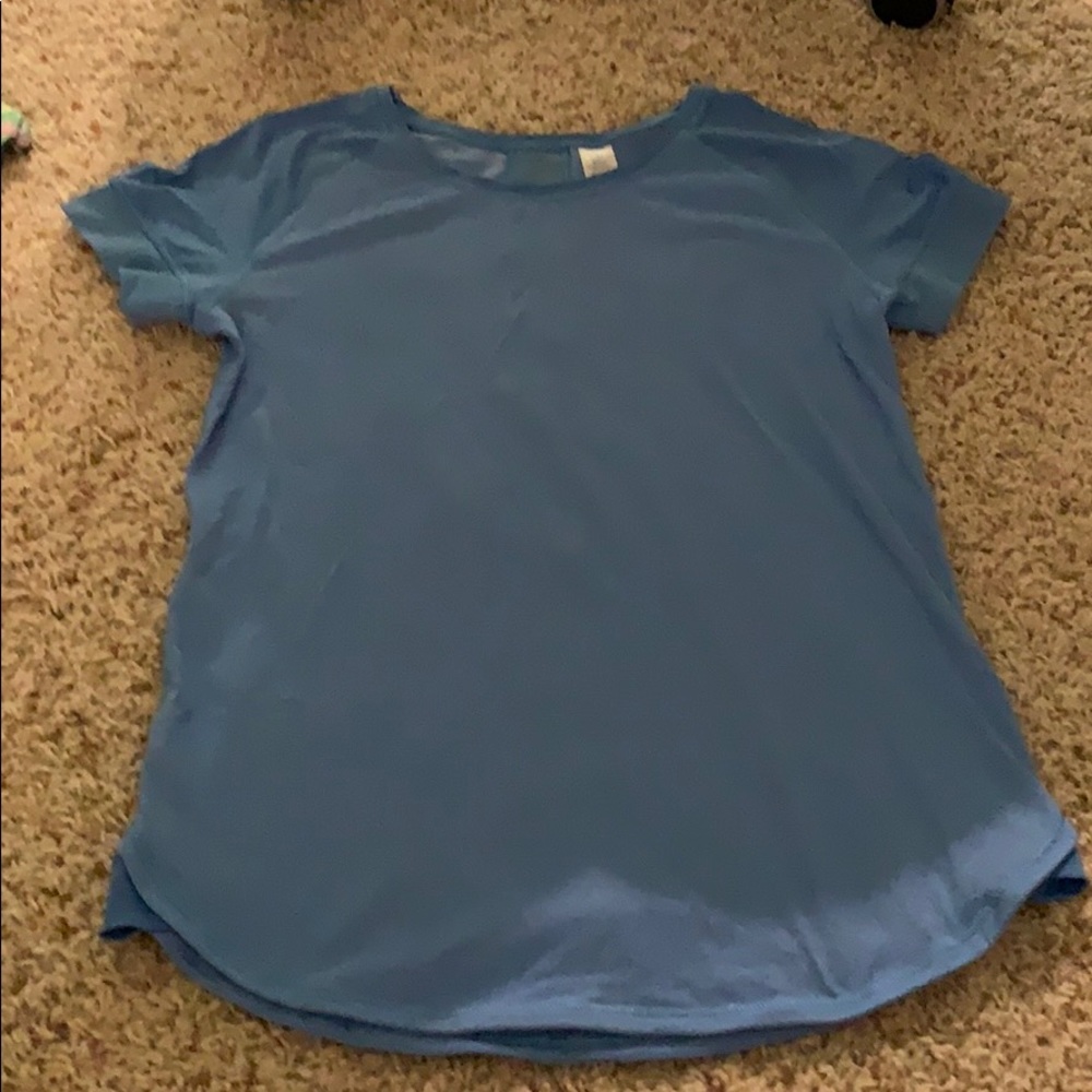blue ivivva shirt!!